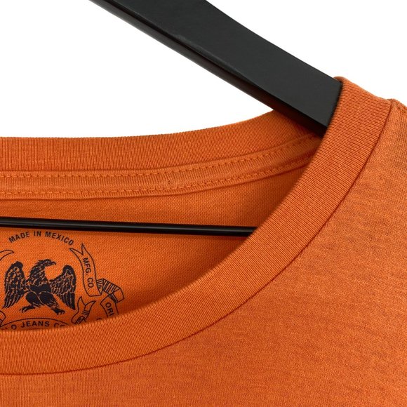 RALPH LAUREN Polo Jeans Co. 1967 Winged Foot Short Sleeve Orange T-Shirt Size XL - Picture 15 of 16
